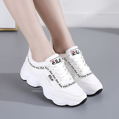 Women Platform Shoes White 2020 New Fashion Designers Sneakers Ladies Leather Shoes Casual Sports Shoes Female Tenis Feminino