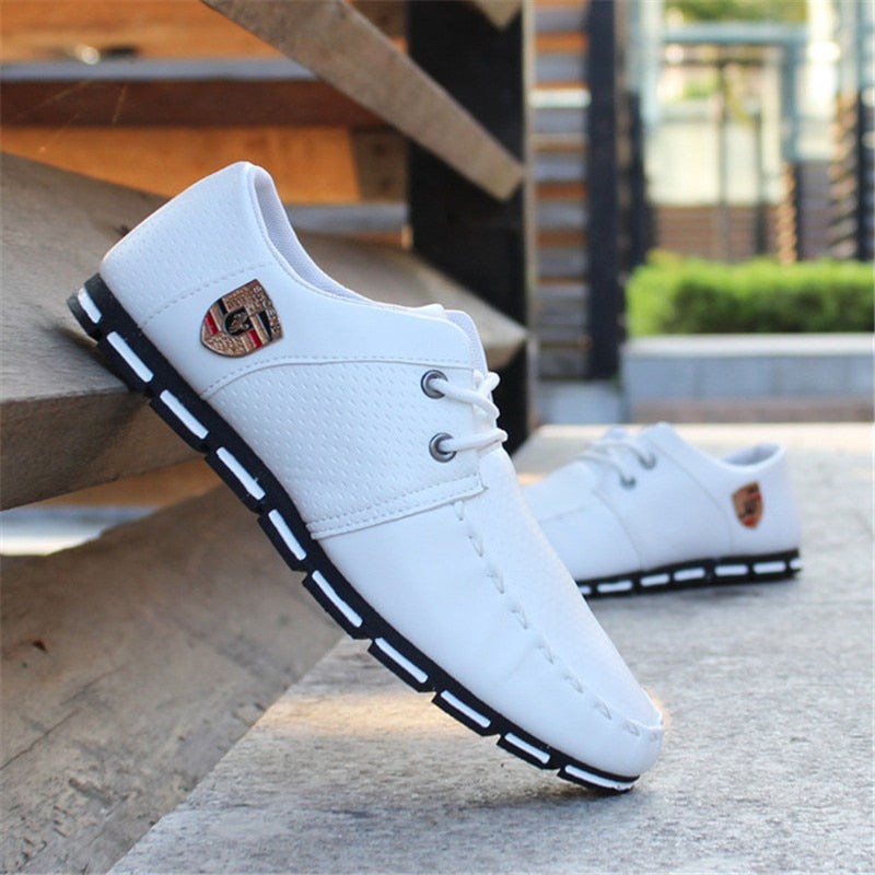 High-Quality Men's Leather Loafers - Casual & Comfortable Footwear