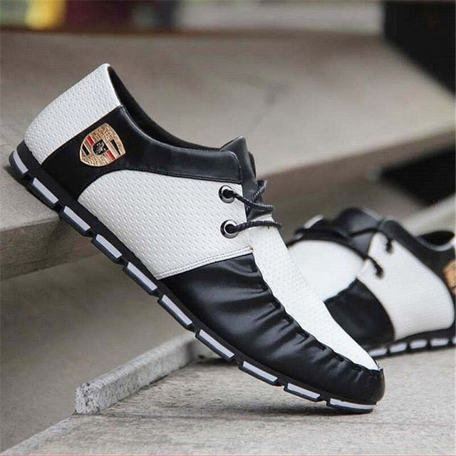 High-Quality Men's Leather Loafers - Casual & Comfortable Footwear