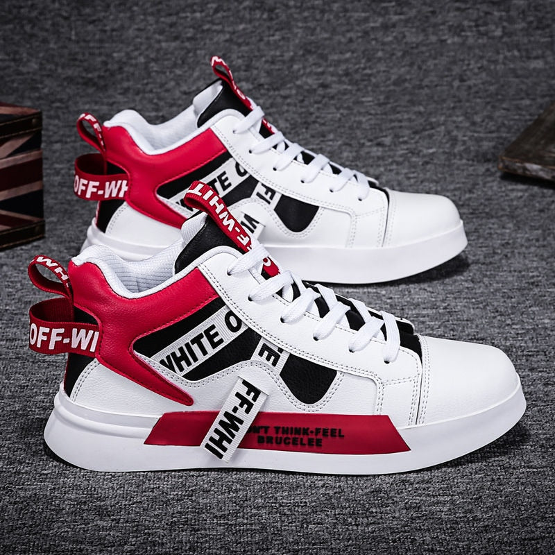 Eco-Friendly High-Top Sneakers - Warm & Durable