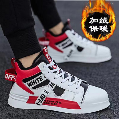 Eco-Friendly High-Top Sneakers - Warm & Durable