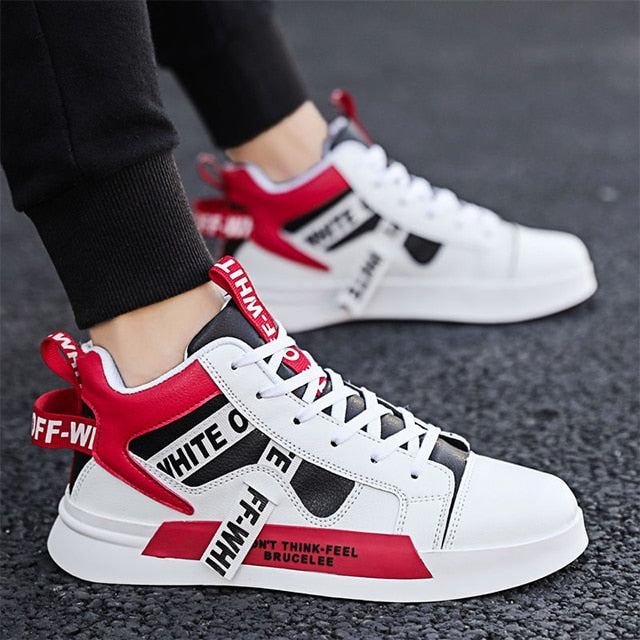 Eco-Friendly High-Top Sneakers - Warm & Durable