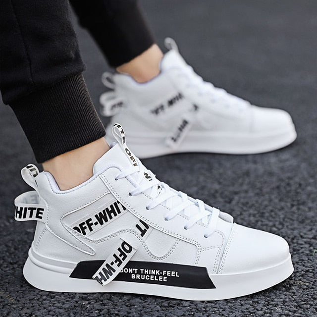 Eco-Friendly High-Top Sneakers - Warm & Durable