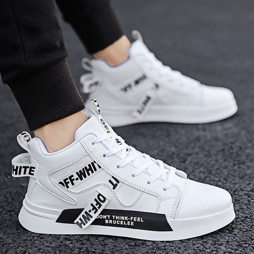 Eco-Friendly High-Top Sneakers - Warm & Durable