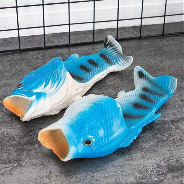 Funny Fish Slippers - Quirky Fun & Comfort for the Whole Family