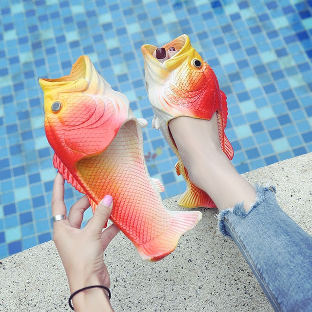 Funny Fish Slippers - Quirky Fun & Comfort for the Whole Family