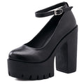 Gdgydh Eco-Friendly Platform Pumps - Elevate Your Elegance Sustainably