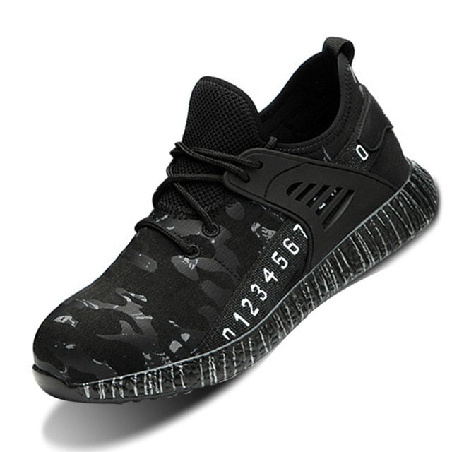 Men's Eco-Friendly Steel Toe Work Shoes - Safe & Sustainable Comfort