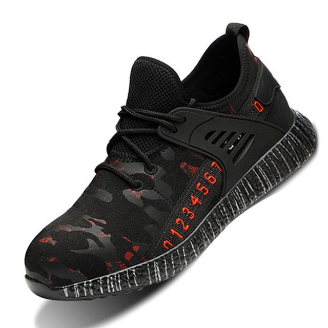 Men's Eco-Friendly Steel Toe Work Shoes - Safe & Sustainable Comfort