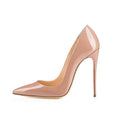 Nude Stiletto Heels - Chic and Versatile Women's Pumps