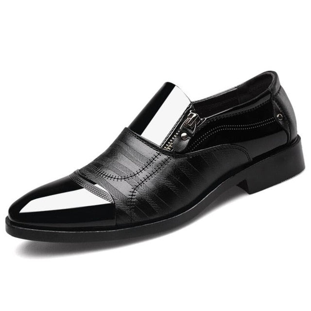 Men's Breathable Oxford Shoes - Formal Style & Comfort
