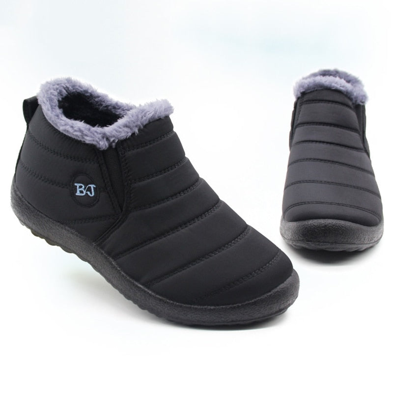 Men's Eco-Friendly Waterproof Winter Boots - Sustainable Comfort for Snowy Adventures