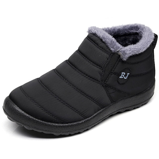 Men's Eco-Friendly Waterproof Winter Boots - Sustainable Comfort for Snowy Adventures