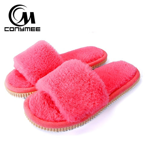 Men's Plush Indoor Slippers - Cozy & Anti-Skid Comfort