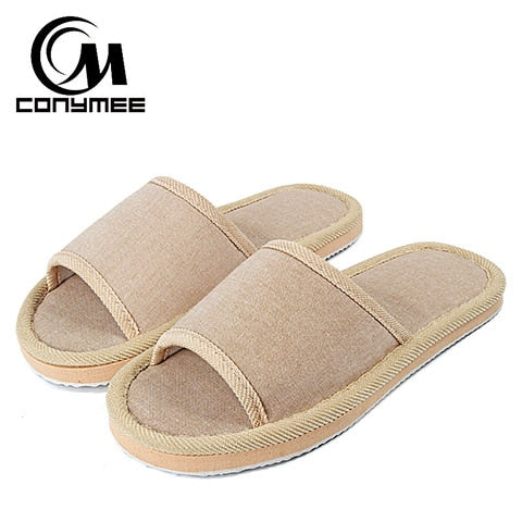 Men's Plush Indoor Slippers - Cozy & Anti-Skid Comfort