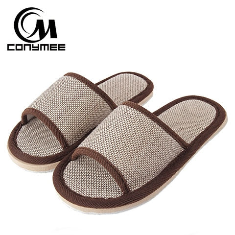 Men's Plush Indoor Slippers - Cozy & Anti-Skid Comfort