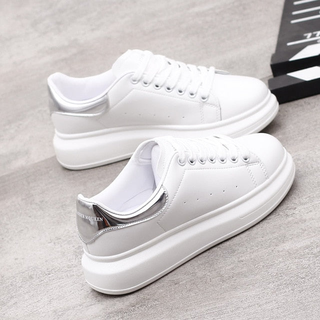 Women's Spring Platform Sneakers - Chic Comfort for Every Step