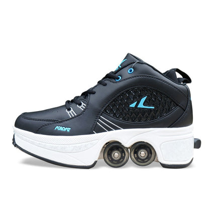 Deform Wheel Skates - Versatile Sneakers with Built-In Wheels for Adventure