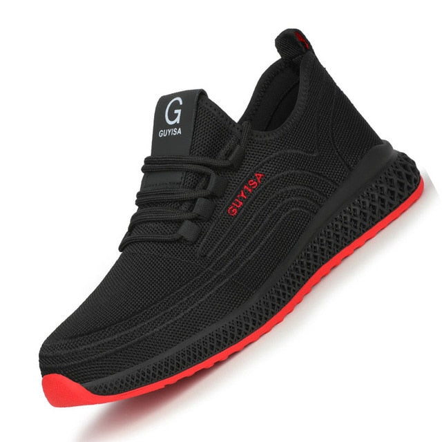 Men's Steel Toe Work Shoes - Breathable Safety & Lasting Comfort