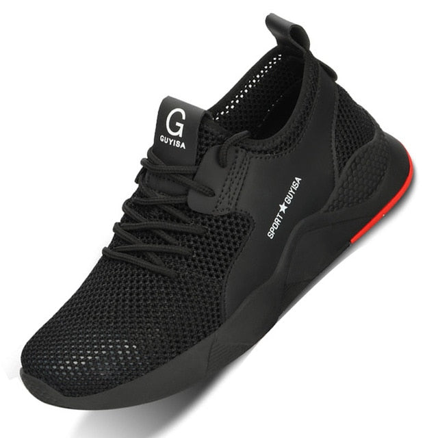 Men's Steel Toe Work Shoes - Breathable Safety & Lasting Comfort