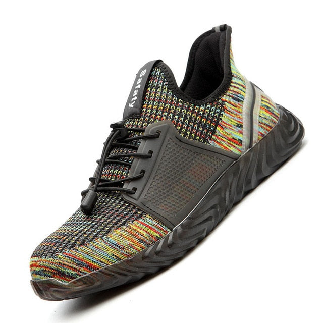 Men's Steel Toe Work Shoes - Breathable Safety & Lasting Comfort