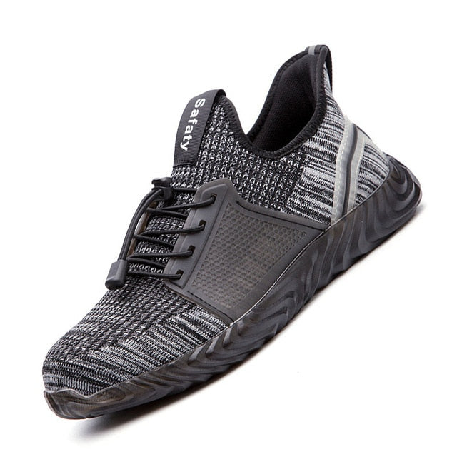 Men's Steel Toe Work Shoes - Breathable Safety & Lasting Comfort
