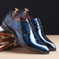 Floral Pattern Leather Oxford Shoes - Luxury Wedding & Formal Wear