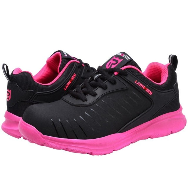 LARNMERN Steel Toe Safety Shoes - Lightweight & Comfortable