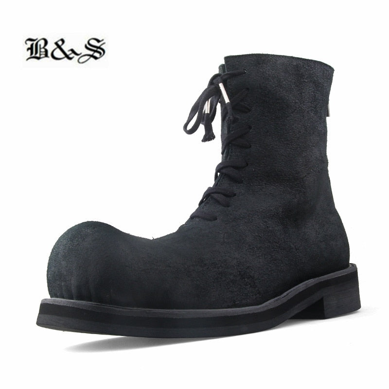 Men's Retro Ankle Boots - Heritage Style with Sustainable Craftsmanship
