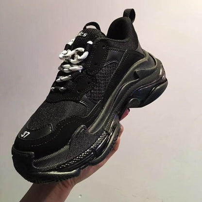 Women's Transparent Sneakers - Stylish & Comfortable Leather Shoes