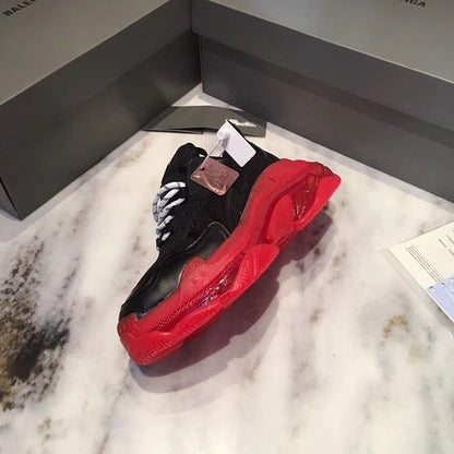 Women's Transparent Sneakers - Stylish & Comfortable Leather Shoes