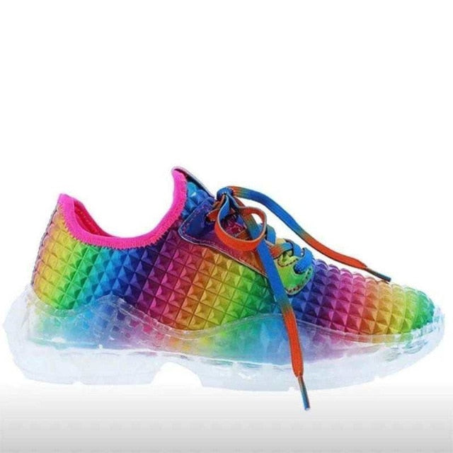 Women's Colorful Sneakers - Stylish & Comfortable Walking Shoes