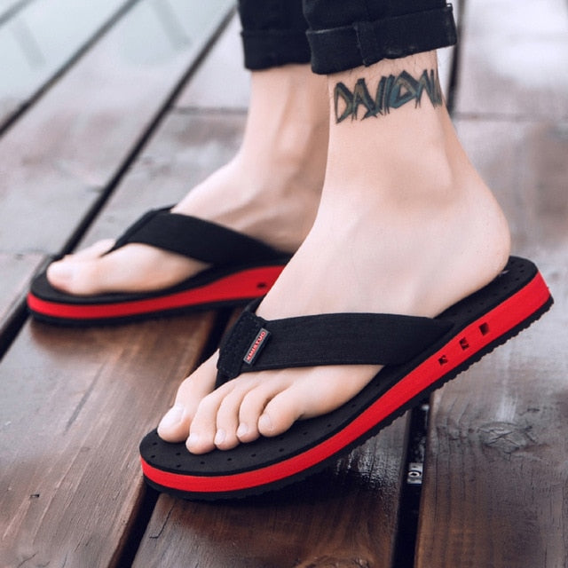 Men's Non-Slip Summer Slippers - Comfortable & Stylish
