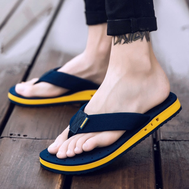Men's Non-Slip Summer Slippers - Comfortable & Stylish