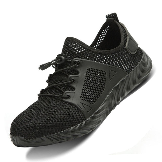 Men's Steel Toe Work Shoes - Breathable Safety & Lasting Comfort