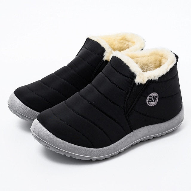 Men's Eco-Friendly Waterproof Winter Boots - Sustainable Comfort for Snowy Adventures