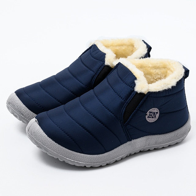 Men's Eco-Friendly Waterproof Winter Boots - Sustainable Comfort for Snowy Adventures