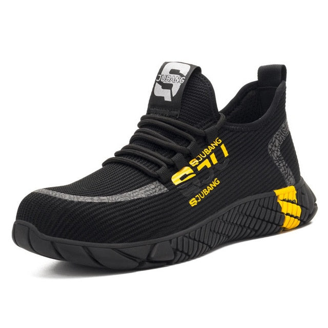 Men's Steel Toe Work Shoes - Breathable Safety & Lasting Comfort