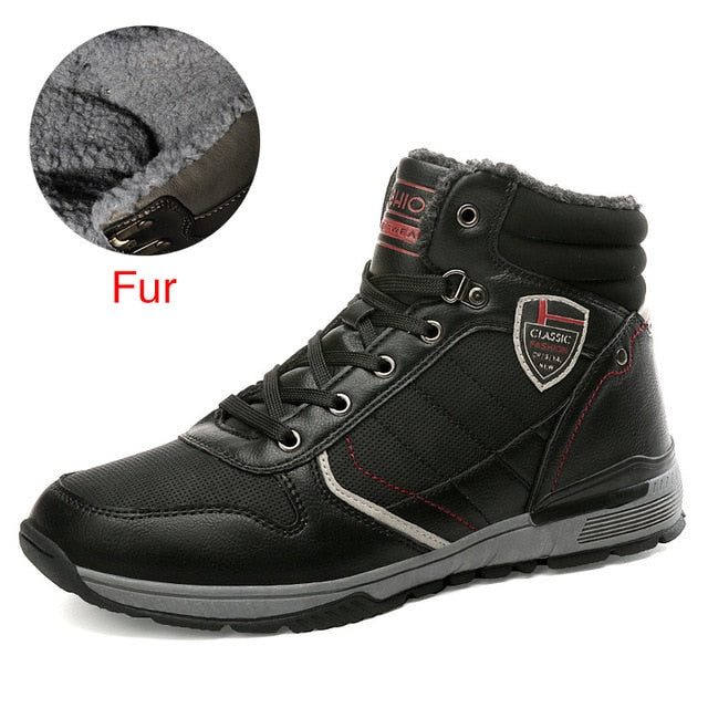 DEKABR Men’s Waterproof Winter Boots for Cold Weather Comfort