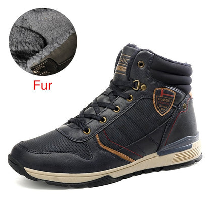 DEKABR Men’s Waterproof Winter Boots for Cold Weather Comfort