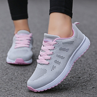 Women's Breathable Mesh Sneakers - Stylish & Comfortable