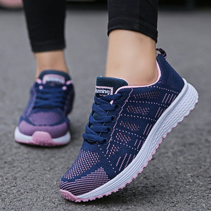 Women's Breathable Mesh Sneakers - Stylish & Comfortable