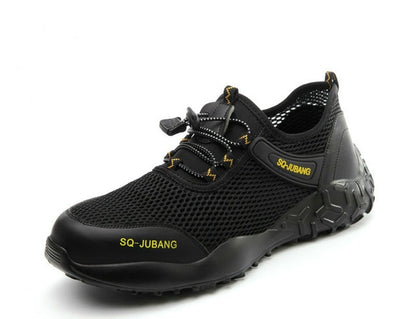 QUHENG Men's Safety Work Boots - Durable & Protective