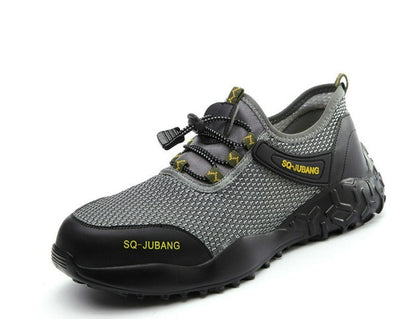 QUHENG Men's Safety Work Boots - Durable & Protective