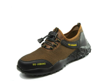 QUHENG Men's Safety Work Boots - Durable & Protective