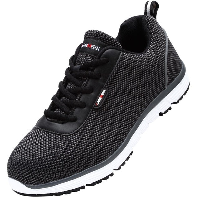 LARNMERN Men's Eco-Friendly Safety Sneakers - Style & Protection