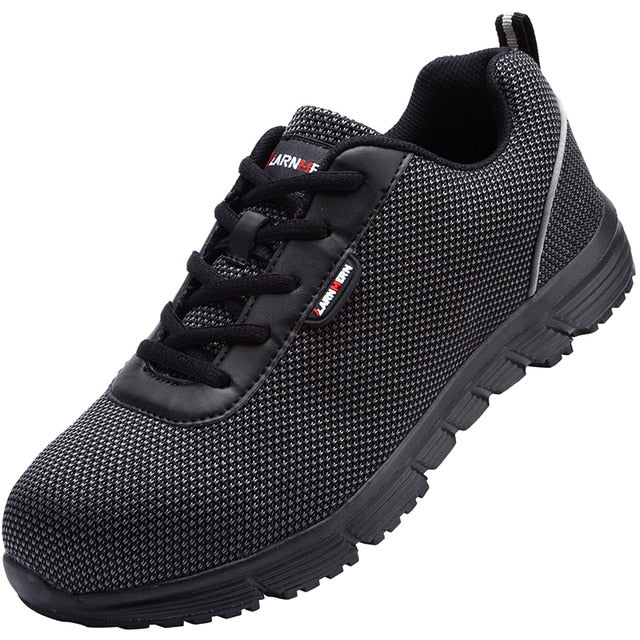 LARNMERN Men's Eco-Friendly Safety Sneakers - Style & Protection
