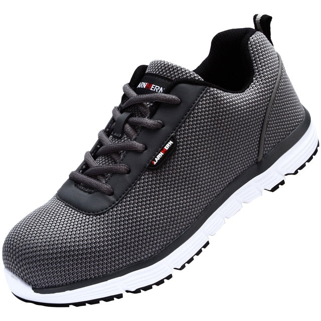 LARNMERN Men's Eco-Friendly Safety Sneakers - Style & Protection