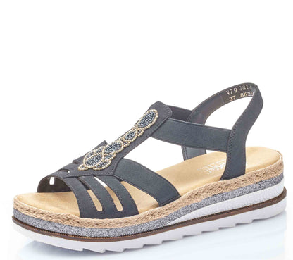 V79g8/14 women's sandals Rieker