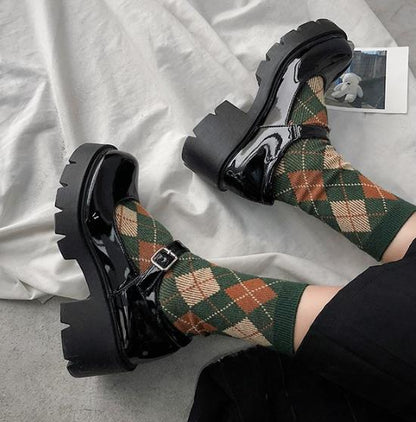 Retro Mary Jane Platform Shoes for Women - Spring Classics